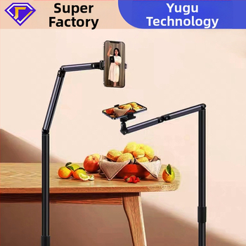 Mobiliojo telefono laikiklis tiesioginiam transliavimui, grindinis laikiklis viršutinei transliacijai, 360° pasukimas, lydinio konstrukcija