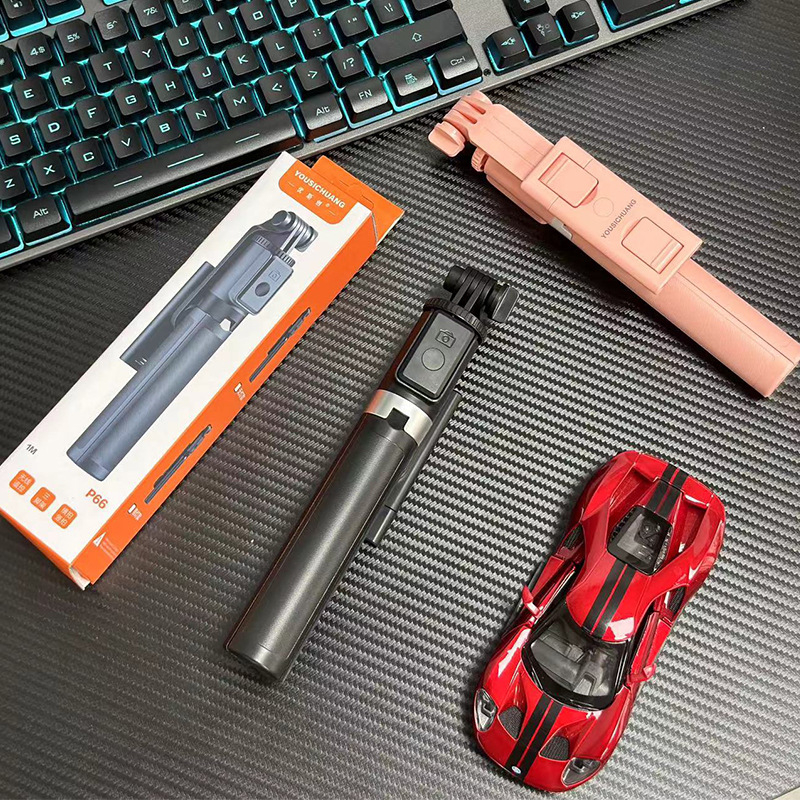 Selfie lazda su tripod – Medžiaga: Plastikas, Bluetooth: Taip, Nuotolinio valdymo: Ne, Nešiojamas lauko naudojimui