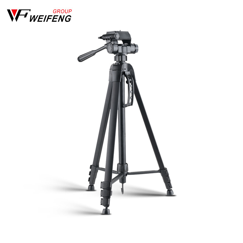 Weifeng WT-3580 Трипод комплект за мобилен телефон с 3D гимбал, алуминиева сплав, 4 секции, товароподемност 2-5 кг