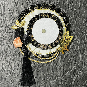 Anime iedvesots daudzfunkcionāls dekoratīvs ķēdes rokassprādze ar emblēmām, ziemas 2024 izlaidums