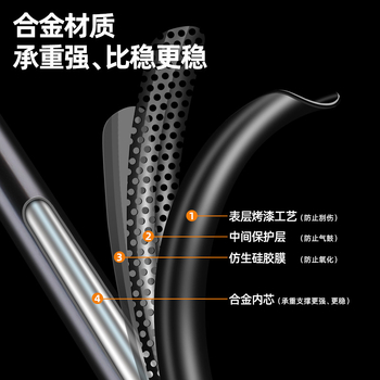 LATZZ статив за камера, алуминиева сплав, максимална височина 210 cm, диаметър на тръбата 26 mm, 4 секции, носимост 1 kg