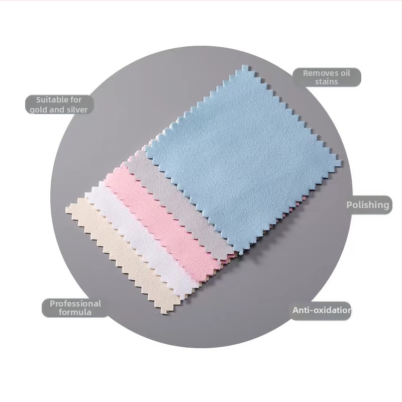 S999S925 sidabro poliravimo šluostė – sidabro papuošalų ir sidabro indų poliravimui, spausdinamas logotipas, prekė Jolly's