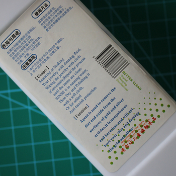 Rotaslietu kopšanas līdzeklis PVC BETTER CLEAN ar drukātu logotipu OK