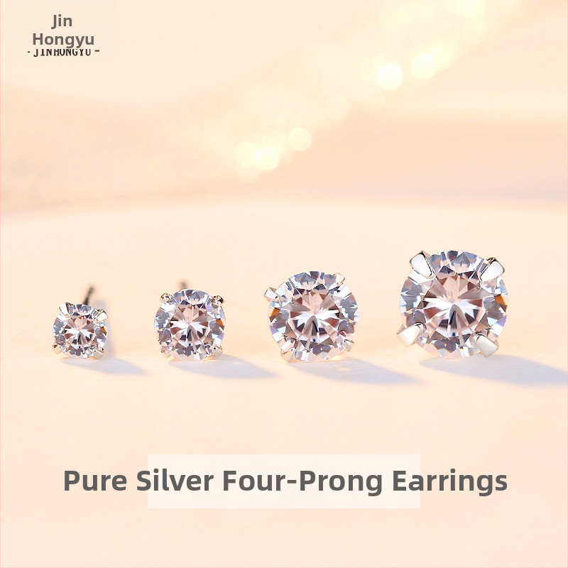 Kõrvarõngad 925 hõbedast, elektroplaaditud, tilga kujuga, Fashion OL stiil