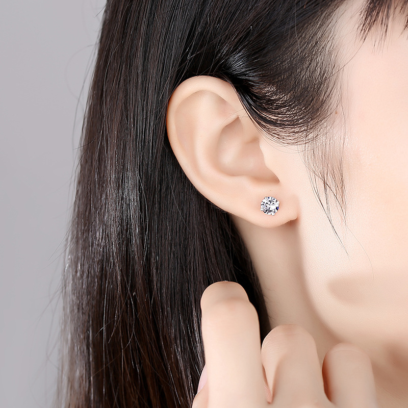 Kõrvarõngad 925 hõbedast, elektroplaaditud, tilga kujuga, Fashion OL stiil