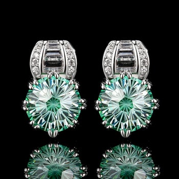 Cercei - Argint 925, Diamante încrustate, Design floral, în formă de stea și geometric, Huayoumei Y983