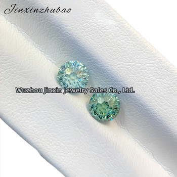 Moissanitas apvalus brangakmenis, kirpimas, VS skaidrumas, pritaikytas apdorojimas