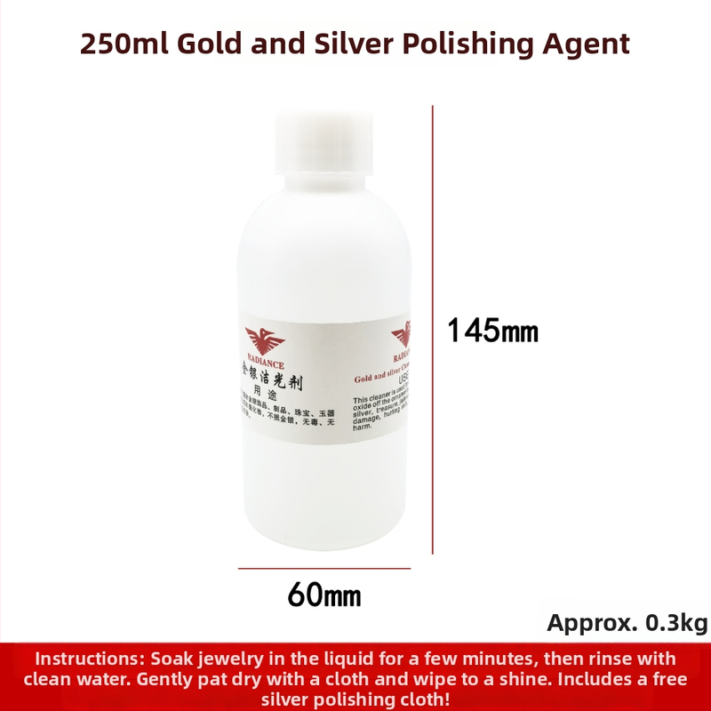 Juvelyrinių priežiūros sprendimas auksui ir sidabrui – Deoksiduojantis valiklis, spindesys ir atkūrimas (Prekės kodas GH; Išleidimas: 2021 m. vasara; Tipas: Juvelyrinių priežiūros produktai; Tarptautinis tiekimas: Ne)