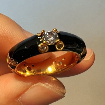 Prsten od umjetnoga kristala, Seiko obrada, unisex, porijeklo Guangzhou