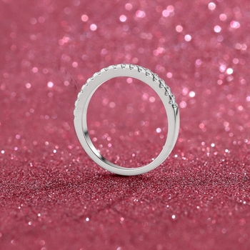 Prsten od srebra S925, dijamantno ugradnja, WX035, Wangxi Jewelry, 17-zvjezdasti Lovers stack prsten