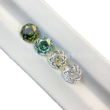 Moissanitas oktagoninis rožių pjaustymo laisvas akmuo, VS skaidrumas