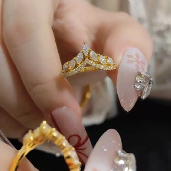 Δαχτυλίδι από χαλκό, Jinqi, σε σχήμα U, ηλεκτροπλατίωση