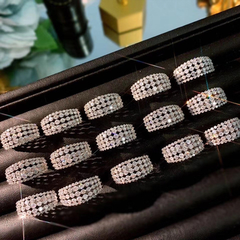 Baojiali réz gyűrű, Geometriai design, Gyémántos felületkezelés