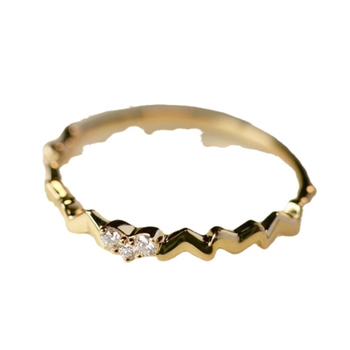 Δαχτυλίδι από 925 Ασήμι, Στυλ Καρδιά, Διαμαντιού Επεξεργασία, Βάρος 1,15 g — red elk