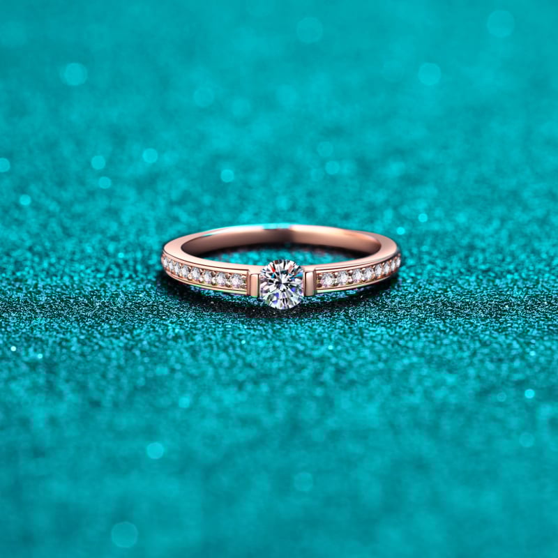 925-ös ezüst gyűrű, elektroplattált, geometriai design, könnyed luxus stílus nőknek