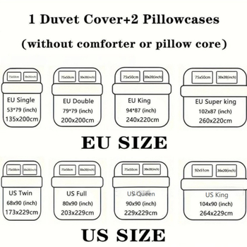 Комплект спално бельо, четири части; Материал: химическо влакно; Тъкан: шлайфана и права тъкан; Реактивен печат и боядисване; Тегло: 90; Персонализация: Да