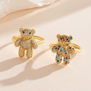 Chuangduo gyűrű – réz, állatövi forma, elektroplating, 2025 tavasz, uniszex divatos ékszer a kéznek