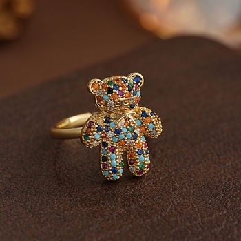 Chuangduo gyűrű – réz, állatövi forma, elektroplating, 2025 tavasz, uniszex divatos ékszer a kéznek