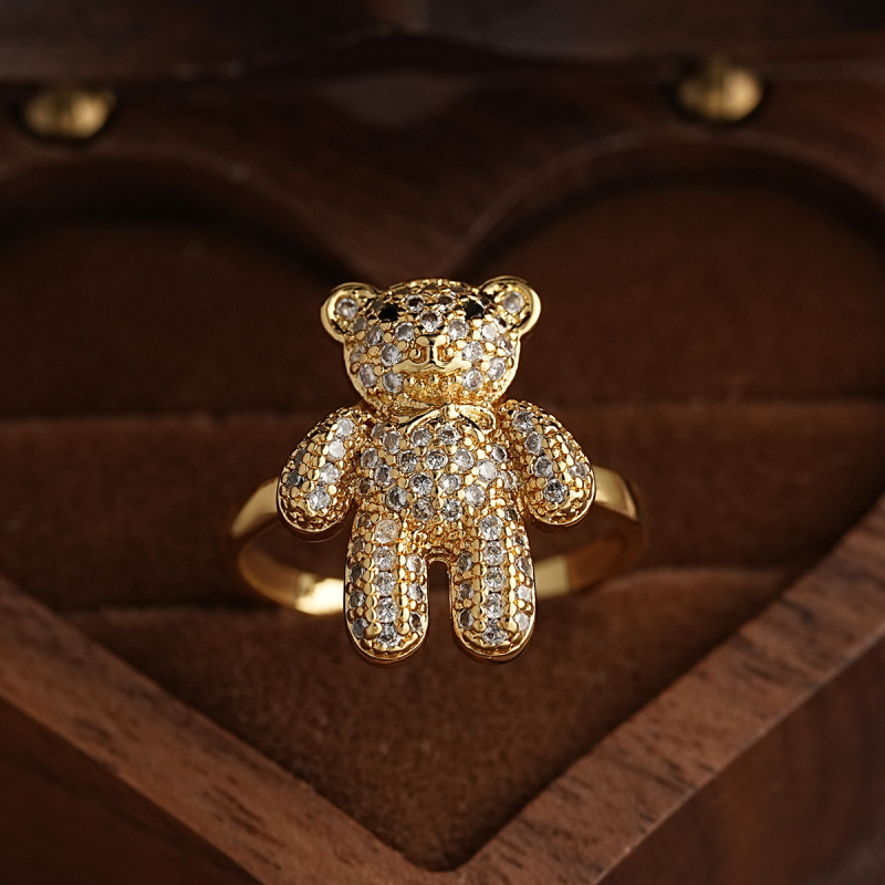 Chuangduo gyűrű – réz, állatövi forma, elektroplating, 2025 tavasz, uniszex divatos ékszer a kéznek