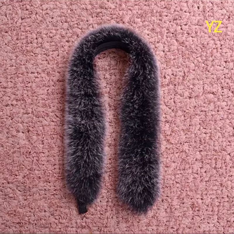 Valódi rókaszőr szegély Hanfu kabáthoz – teljes szőrme csík, testreszabható mintázat alapján, magas minőség, 2024 őszén debütál