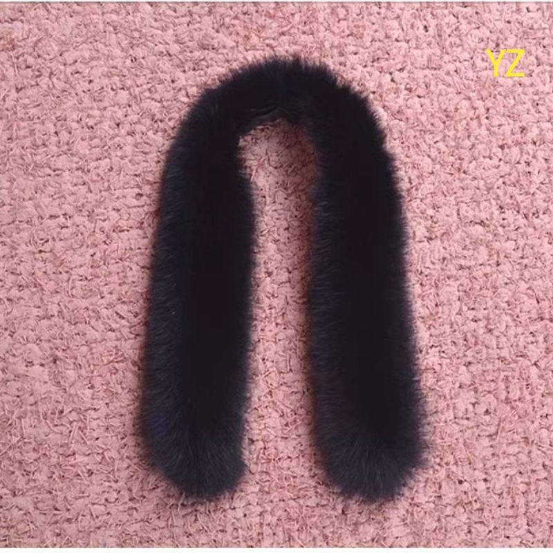 Valódi rókaszőr szegély Hanfu kabáthoz – teljes szőrme csík, testreszabható mintázat alapján, magas minőség, 2024 őszén debütál