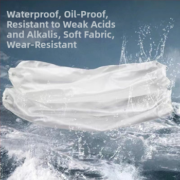 Vienkartiniai skaidrūs PE rankovių gaubtai, dulkių atsparūs, vandeniui atsparūs ir alyvoms atsparūs, virtuvės reikmėms