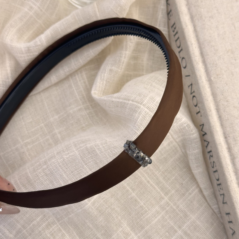 Лента за глава с rhinestones, корейски стил, ръчна изработка (Rhinestones • Korean style • Handmade • Product code Fg-991 • Brand Su chun)