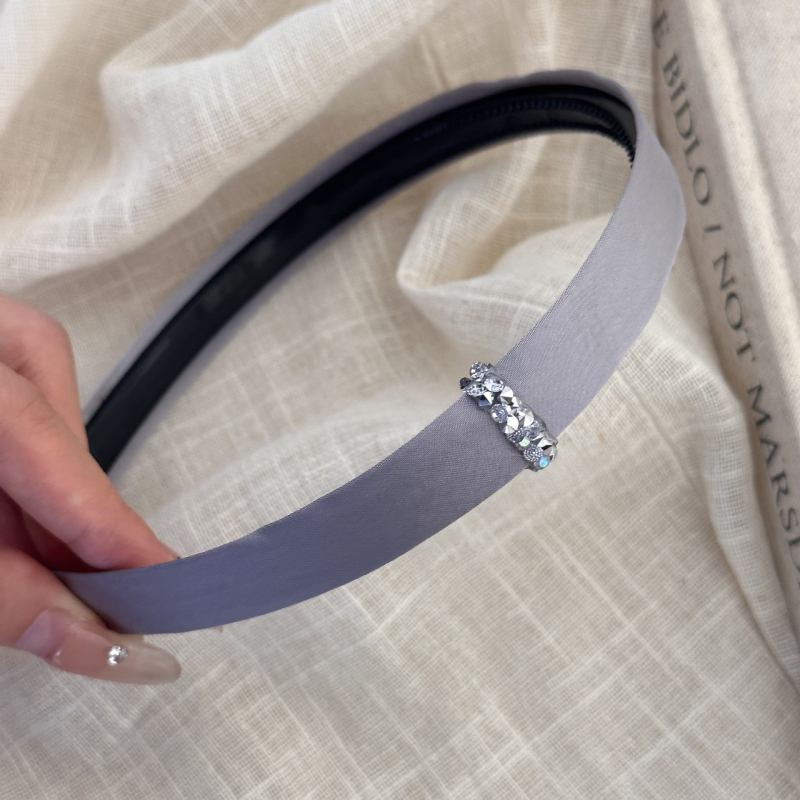 Лента за глава с rhinestones, корейски стил, ръчна изработка (Rhinestones • Korean style • Handmade • Product code Fg-991 • Brand Su chun)