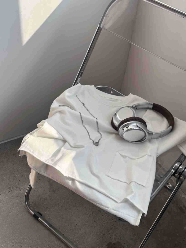 242786 Dječja pamučna majica s dugim rukavima, okrugli izrez, jednobojna, široka silueta, za proljeće i jesen, unisex, za djecu 3–8 godina (100–140 cm)