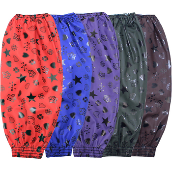 PU ādas rokas aizsargi, ūdensizturīgi, universāli, pieaugušajiem, ar druku