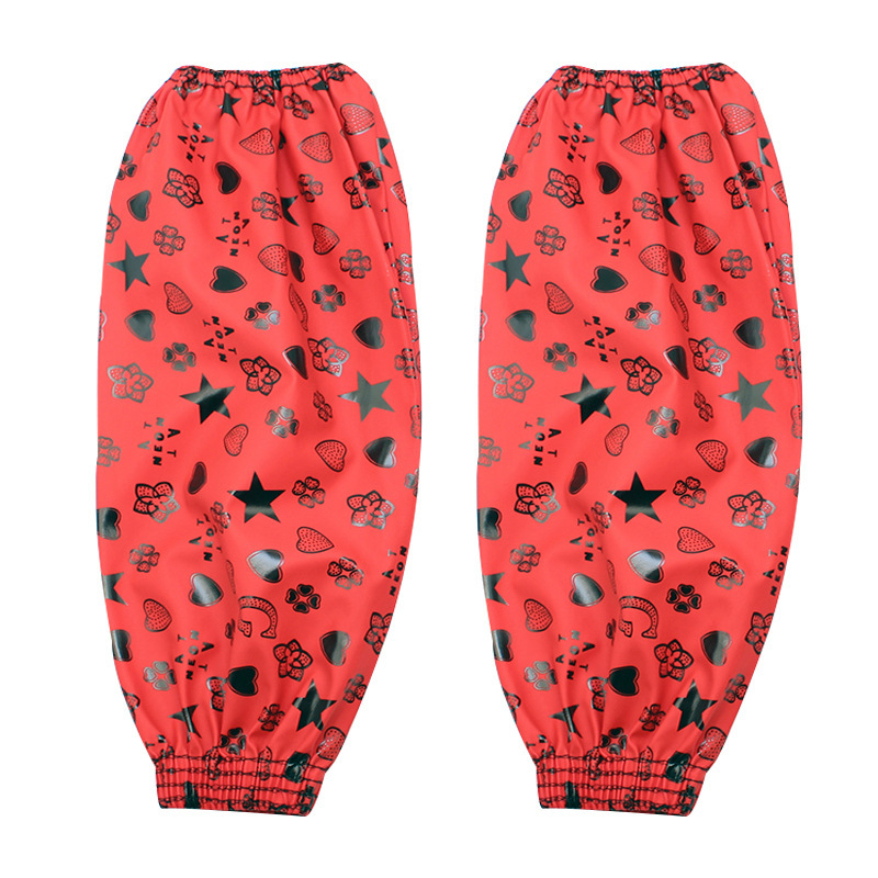 PU ādas rokas aizsargi, ūdensizturīgi, universāli, pieaugušajiem, ar druku