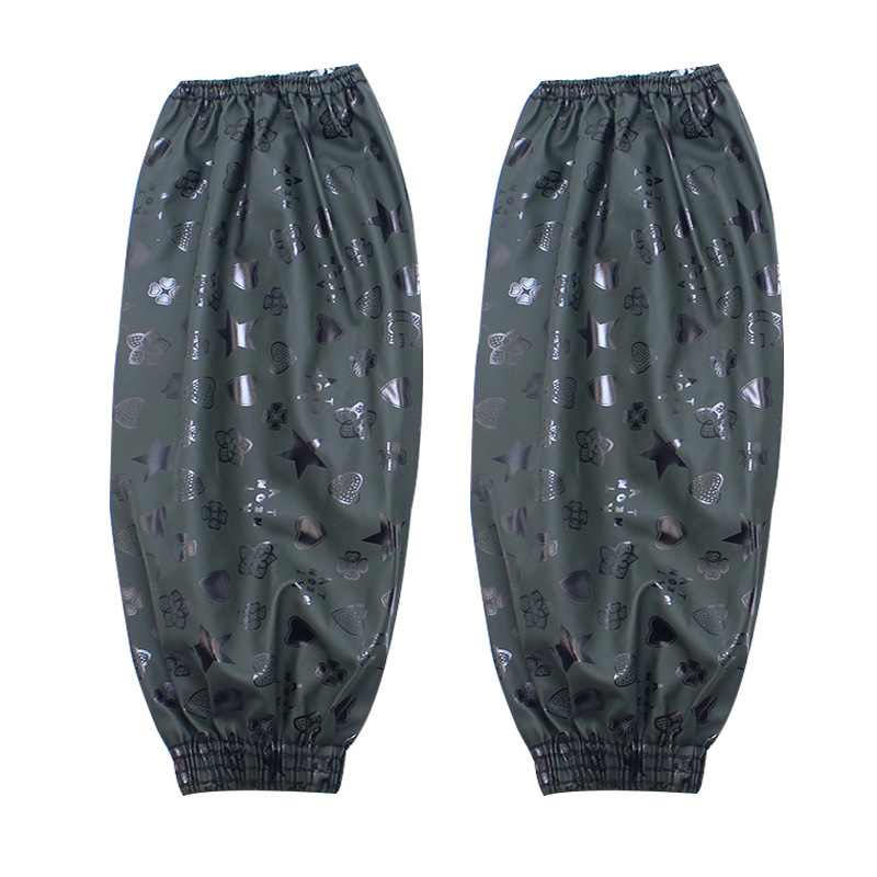 PU ādas rokas aizsargi, ūdensizturīgi, universāli, pieaugušajiem, ar druku