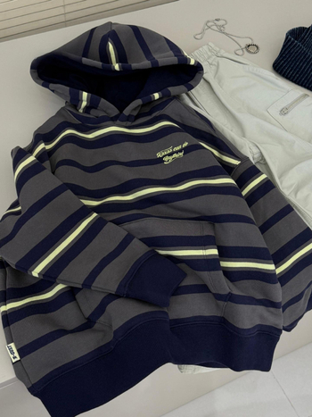Dječja duksa s kapuljačom - Unisex, korejskog stila, zimska (kapuljača, pulover, dugi rukav, pamuk 60%)
