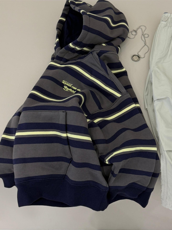 Dječja duksa s kapuljačom - Unisex, korejskog stila, zimska (kapuljača, pulover, dugi rukav, pamuk 60%)