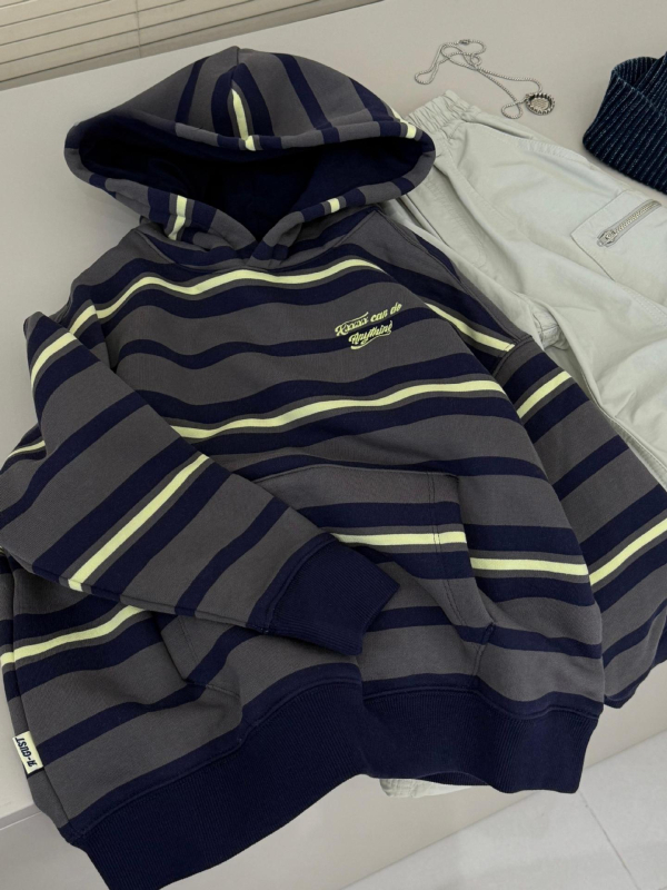 Dječja duksa s kapuljačom - Unisex, korejskog stila, zimska (kapuljača, pulover, dugi rukav, pamuk 60%)