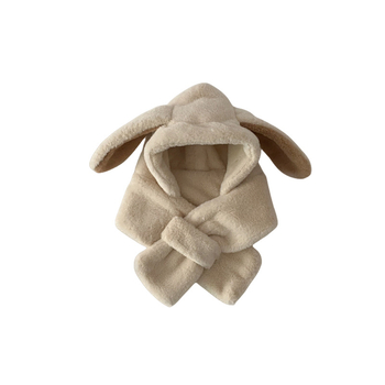 Dviejų dalių pliušinis kepurės ir šaliko komplektas vaikams, žieminė ausų apsauga