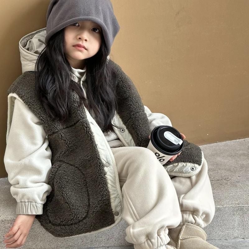 Dječja debela kardiganska vestica, unisex, pamučna podstava, poliester punilo, proljeće/jesen
