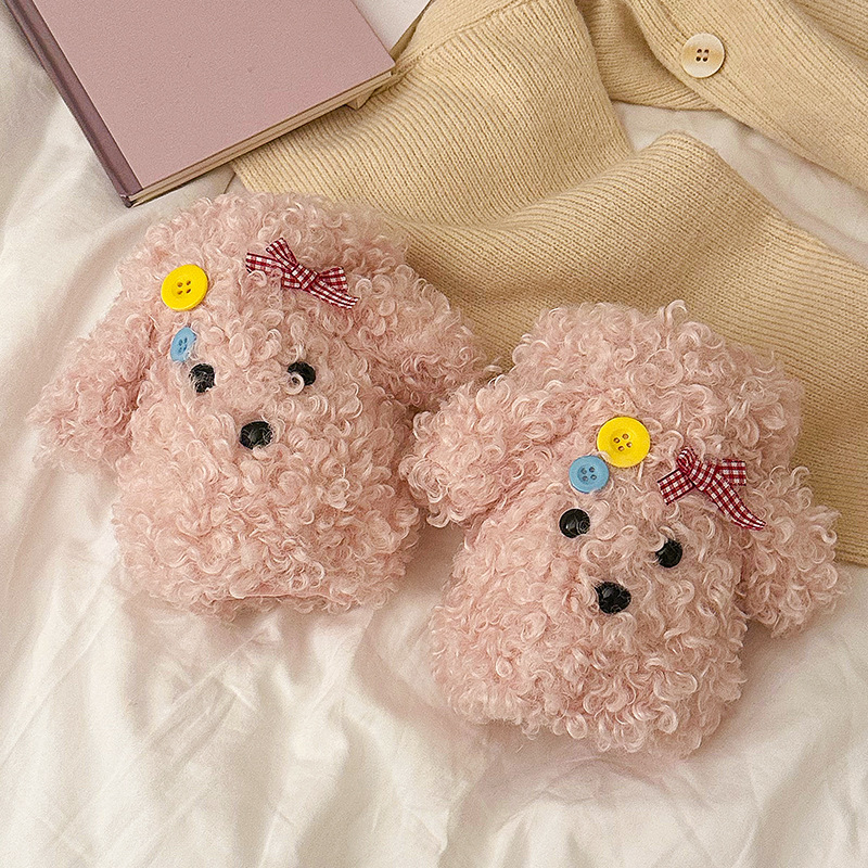 Naistele plüüsist käsivarre kaitse – mustuse vastu, karikatuur stiil, täiskasvanutele