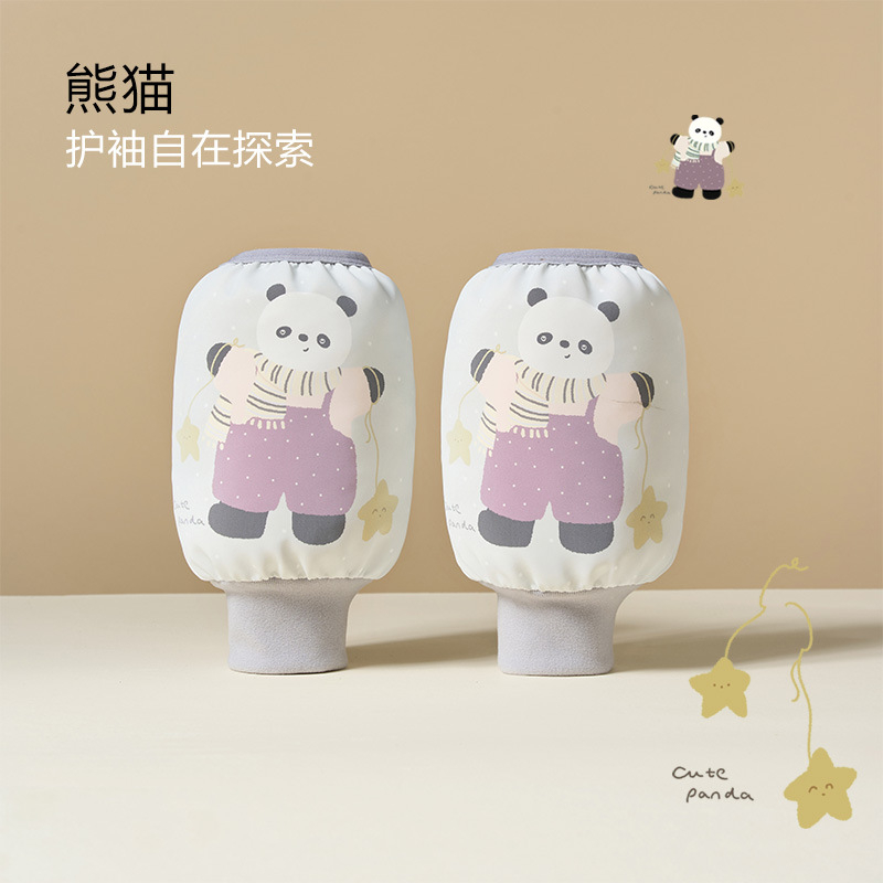 Vaikų rankovių dangteliai - Anti‑Traipiams, atsparūs vandeniui ir alyvui, Cartoon raštas, Amžiaus grupė: 0–3 m., Sezonai: Žiema, Pavasaris, Ruduo