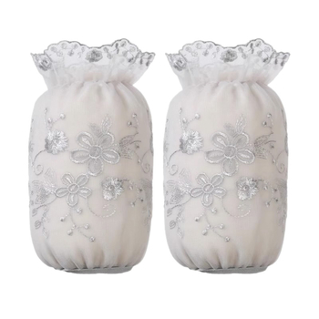 Dviejų sluoksnių nėrinių rankovių uždangalai moterims – nuo nešvarumų, išsiuvinti, žiemai pavasariui rudeniui