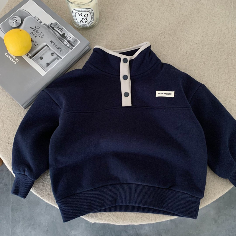 Dječja zimska hoodie – 95% pamuk, poliester podstava, debeli materijal, dugi rukavi