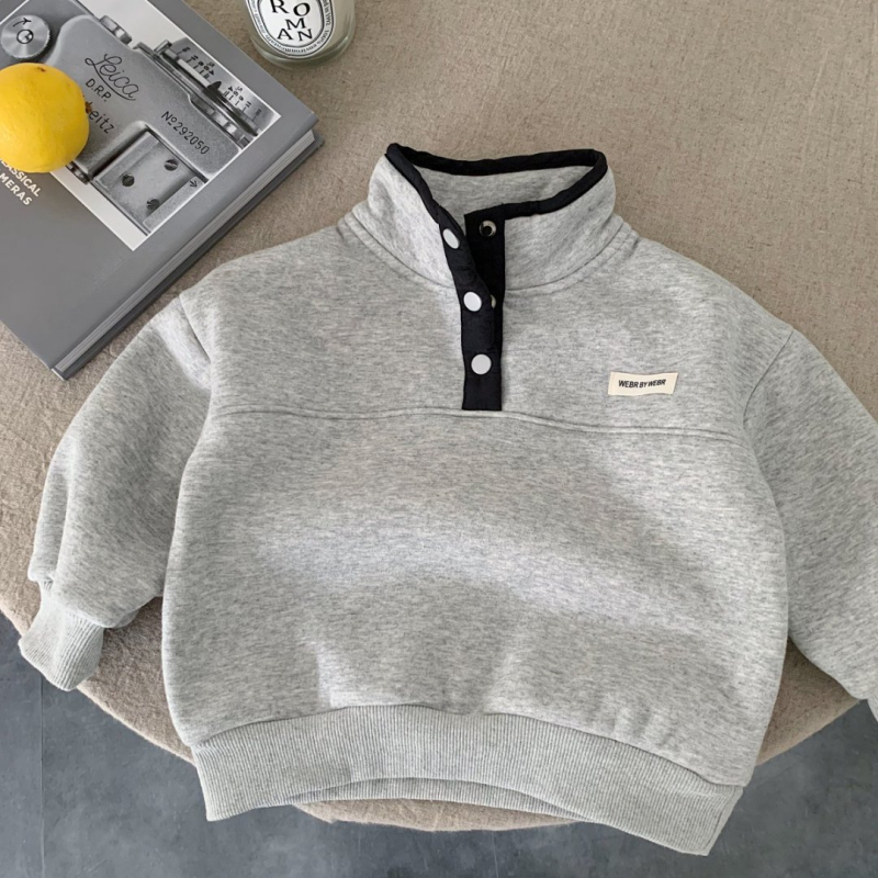 Dječja zimska hoodie – 95% pamuk, poliester podstava, debeli materijal, dugi rukavi