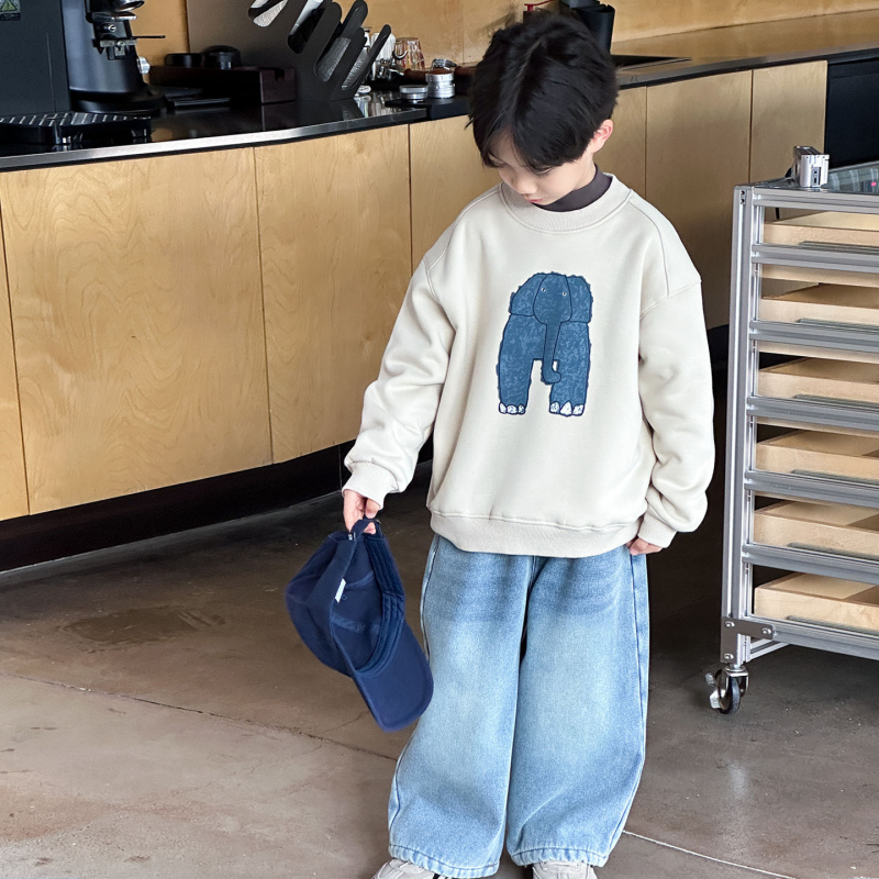 McShee Dječji pulover s debelim flisom, korejski stil