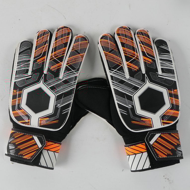 Jalgpalliväravavahtide kinnas — universaalne, sobib täiskasvanutele ja lastele, kaitsev kinnas jalgpalliks (lateksnahk; kaitsev kinnas; jalgpall)