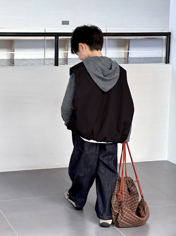 Laste vest, Korea stiil, puuvillane välimine, nuppudega sulgemine, 8+ aastat