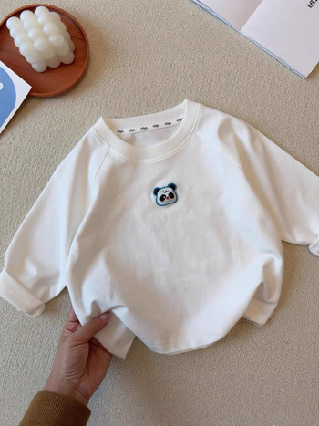 Dječje T-shirt s raglan rukavima, pamuk 98%, okrugli izrez, 3/4 rukav, upija vlagu