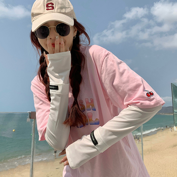 Suvised UV-kaitsekäevarrukad - kerge välitingi rattasõiduks Ice Silk materjal, polüester 71–80%, stiil Fashion Commuter