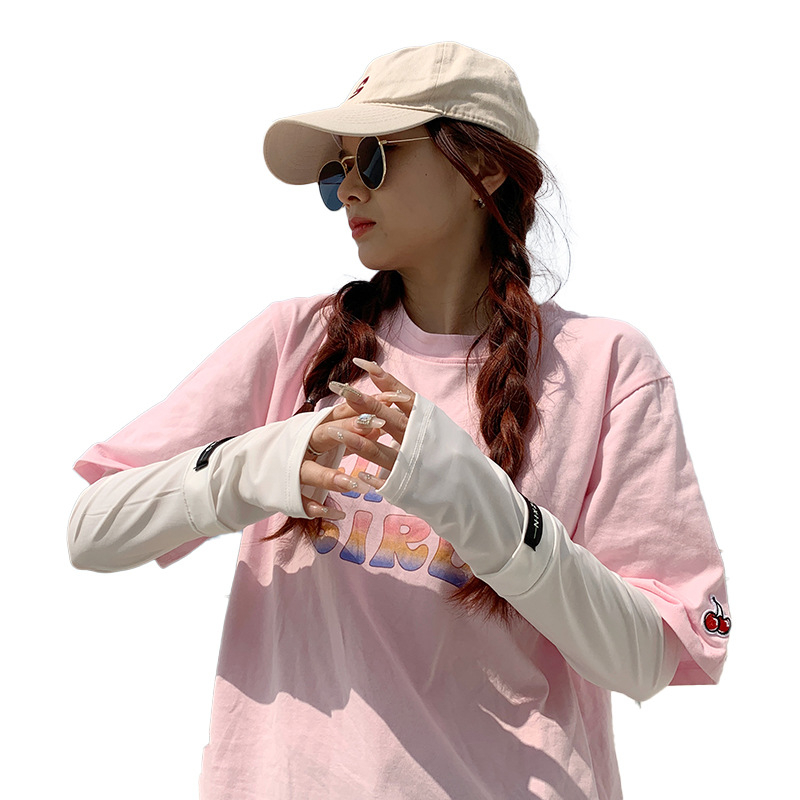 Suvised UV-kaitsekäevarrukad - kerge välitingi rattasõiduks Ice Silk materjal, polüester 71–80%, stiil Fashion Commuter