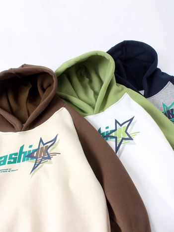 Koreai stílusú gyerek kapucnis pulóver Velvet Fleece anyaggal, hosszú ujjú, téli modell