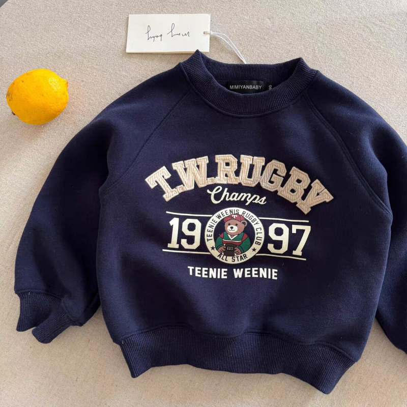 Lasten kapuutsiga huppar tikitud peaportree motiiviga, Korea versioon, paks puuvillane materjal, vanusevahemik 3–8 aastat